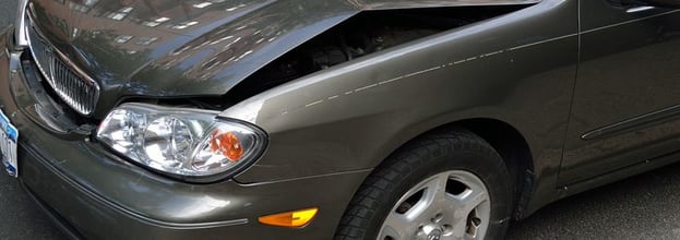 damaged car